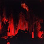 Flag Inside Meramec Caverns