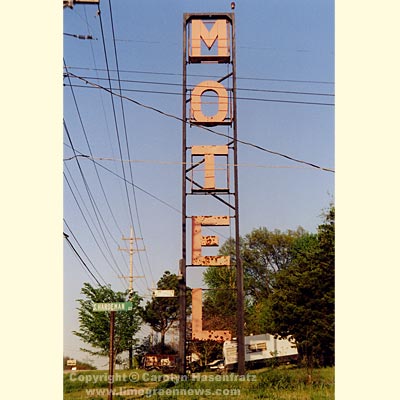 Motel Sign Villa Ridge, Missouri