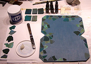 Paint samples with archival dye ink